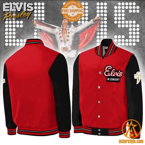 Elvis In Concert Baseball Jacket