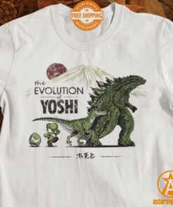 Evolution Of Yoshi Mario Shirt