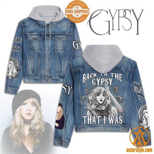 Fleetwood Mac Gypsy Hooded Denim Jacket