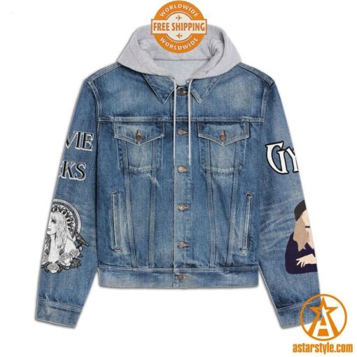 Fleetwood Mac Gypsy Hooded Denim Jacket