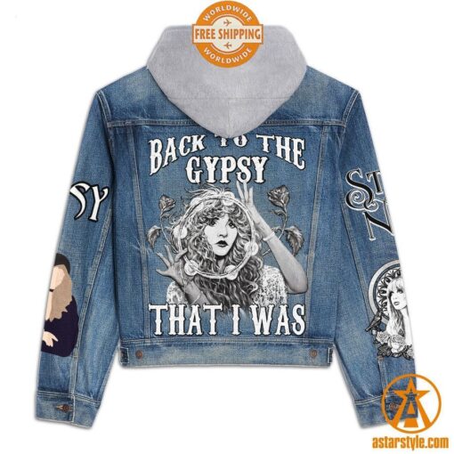 Fleetwood Mac Gypsy Hooded Denim Jacket