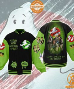 Ghostbusters I Ain’t Afraid Of No Ghost Baseball Jacket