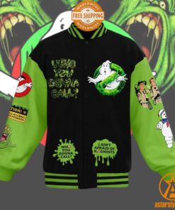 Ghostbusters I Ain’t Afraid Of No Ghost Baseball Jacket