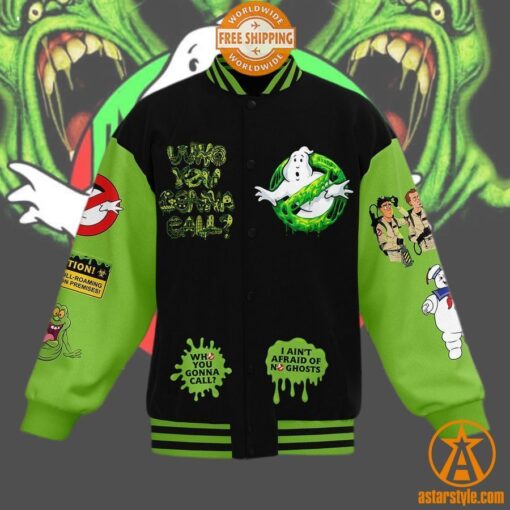 Ghostbusters I Ain’t Afraid Of No Ghost Baseball Jacket