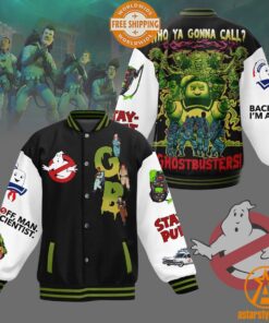 Ghostbusters Who Ya Gonna Call Baseball Jacket