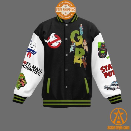 Ghostbusters Who Ya Gonna Call Baseball Jacket