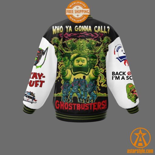 Ghostbusters Who Ya Gonna Call Baseball Jacket