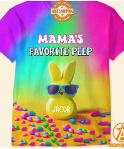 Grandma’s Favorite Peeps Rainbow CUSTOM shirt