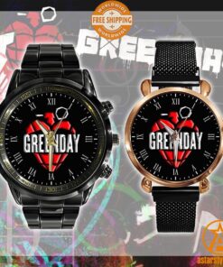 Green Day Stainless Steel Watch