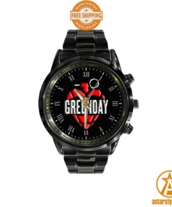 Green Day Stainless Steel Watch