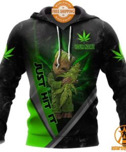 Groot Just Hit It Weed CUSTOM Hoodie