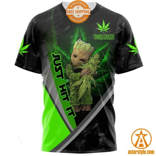 Groot Just Hit It Weed CUSTOM Hoodie