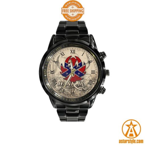 Hank Williams Jr Stainless Steel Watch