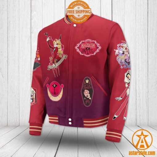 Hazbin Hotel Charlie Morningstar Baseball Jacket