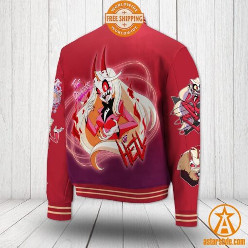 Hazbin Hotel Charlie Morningstar Baseball Jacket