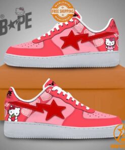 Hello Kitty Bape Air Fore 1 Shoes