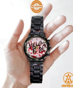 Helluva Boss Hazbin Hotel Stainless Steel Watch