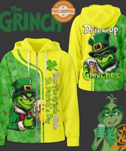 How The Grinch Stole St Patrick’s Day Hoodie