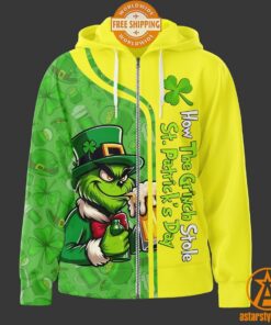 How The Grinch Stole St Patrick’s Day Hoodie