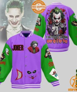 Joker If You’re Good At Something Never Do It For Free Baseball Jacket