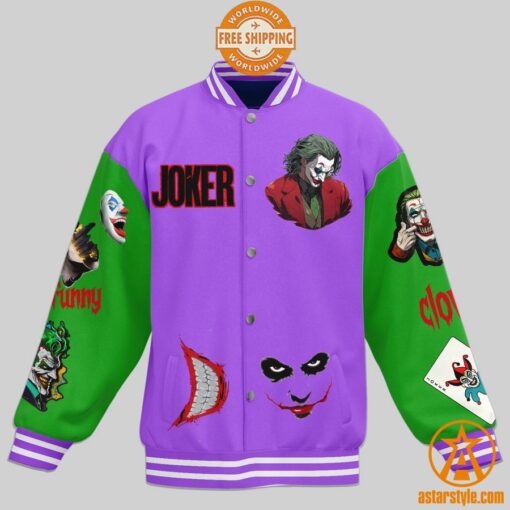 Joker If You’re Good At Something Never Do It For Free Baseball Jacket