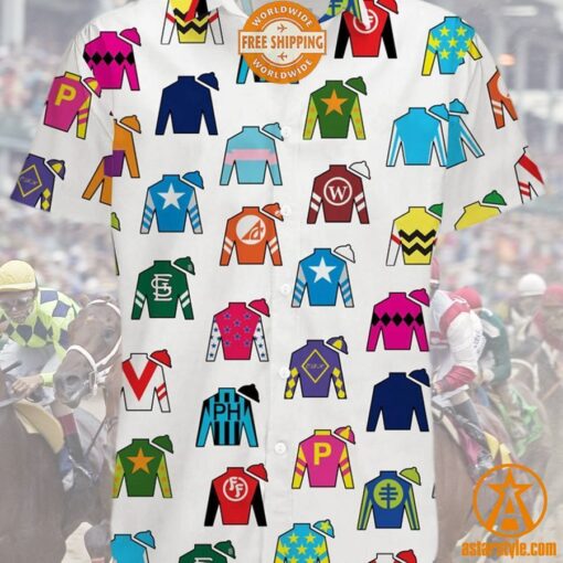 Kentucky Derby Horse Hawaiian Shirt