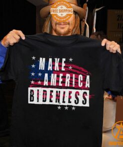 Make America Bidenless US Flag Shirt