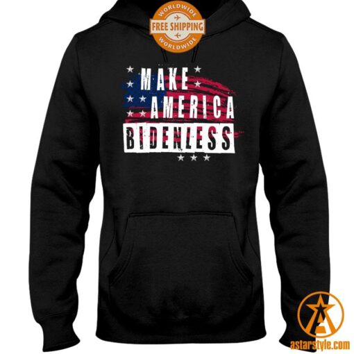 Make America Bidenless US Flag Shirt