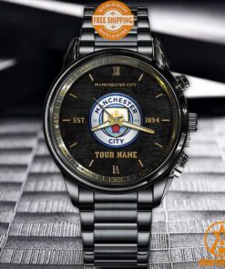 Manchester City CUSTOM Stainless Steel Watch