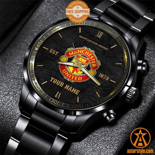 Manchester United CUSTOM Stainless Steel Watch