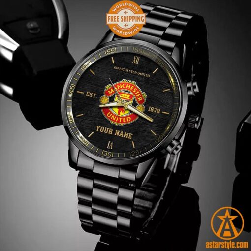 Manchester United CUSTOM Stainless Steel Watch