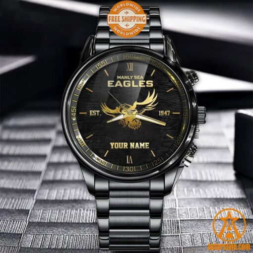 Manly Sea Eagles personalized Stain Stainless Watch