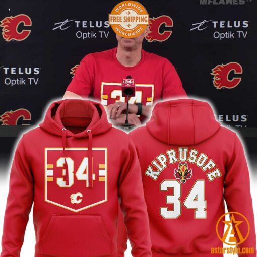 Miikka Kiprusoff Calgary Flames Hoodie