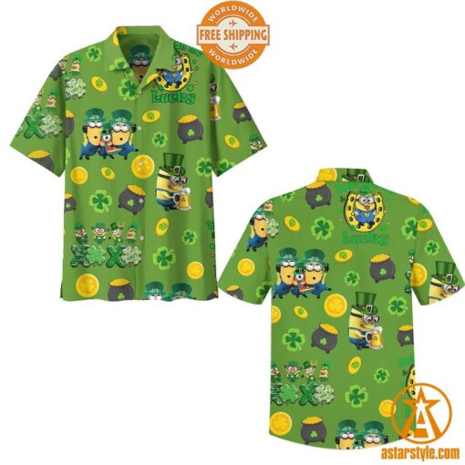 Minions St Patrick Day Hawaiian Shirt