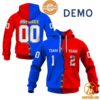 mix 2 nhl teams personalized hoodie 13 581