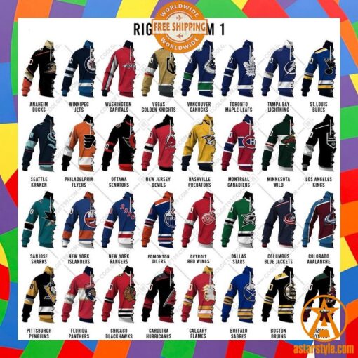 Mix 2 NHL Teams personalized Hoodie