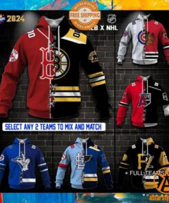 Mix MLB x NHL Team personalized Hoodie