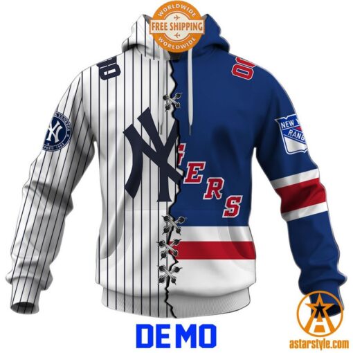 Mix MLB x NHL Team personalized Hoodie