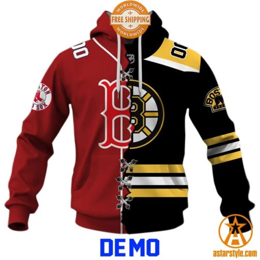 Mix MLB x NHL Team personalized Hoodie