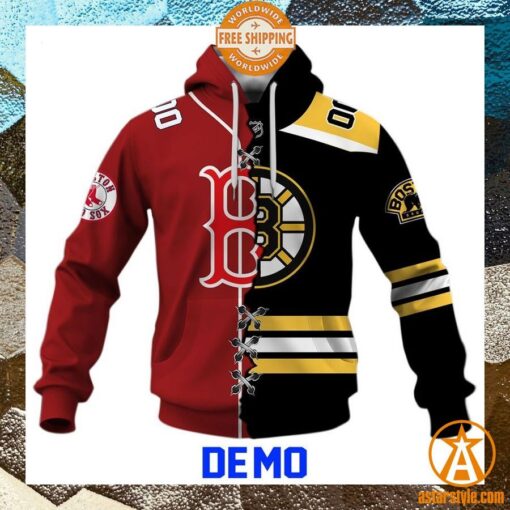 Mix MLB x NHL Team personalized Hoodie