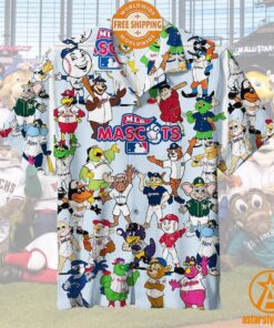 MLB Mascots Hawaiian Shirt