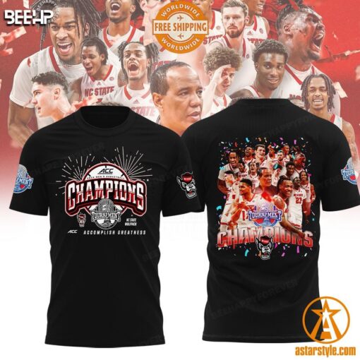 NC State Wolfpack 2024 ACC Men Basketball Champions Shirt