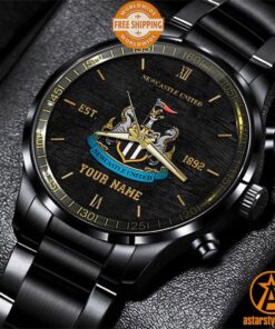 Newcastle United CUSTOM Stainless Steel Watch