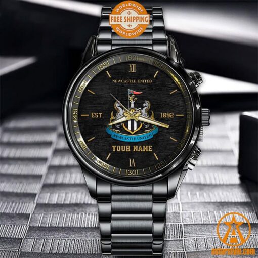 Newcastle United CUSTOM Stainless Steel Watch