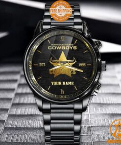 North Queensland Cowboys personalized Stain Stainless Watch