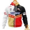 NRL Dolphins Home Mix Away Jersey CUSTOM Hoodie Speechless