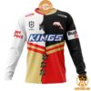 NRL Dolphins Home Mix Away Jersey CUSTOM Hoodie You look fresh in nature