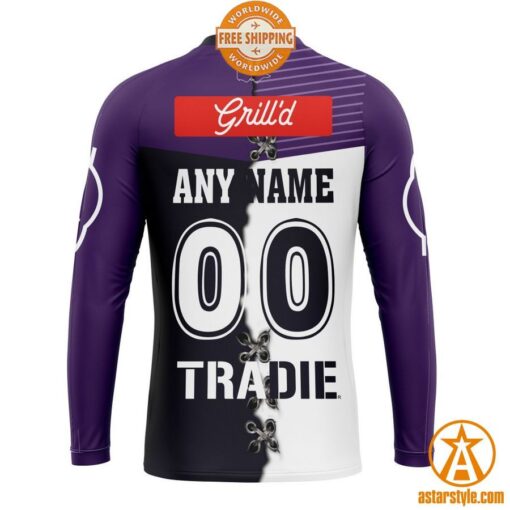 NRL Melbourne Storm Home Mix Away Jersey CUSTOM Hoodie