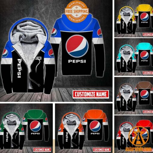 Pepsi CUSTOM Fleece Hoodie