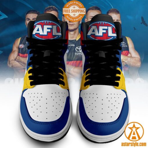 Personalized Adelaide Crows Air Jordan Shoes